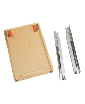 21'' Tiered Cutlery Drawer Organizer with Soft-Close, 4WTCD-24HSC-1