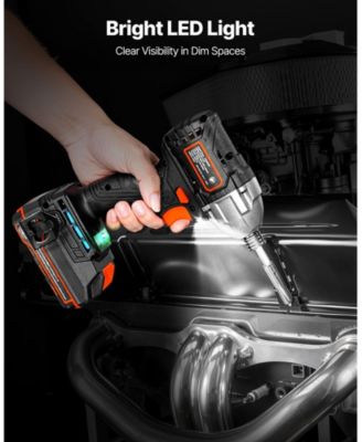 20V Brushless 1/4" Impact Driver Kit, 2800 RPM Max, Battery & Charger, 20 Bits, LED Work Light, Cordless Impact Driver