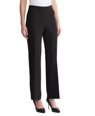 Women's Mid-Rise Diagonal Trousers