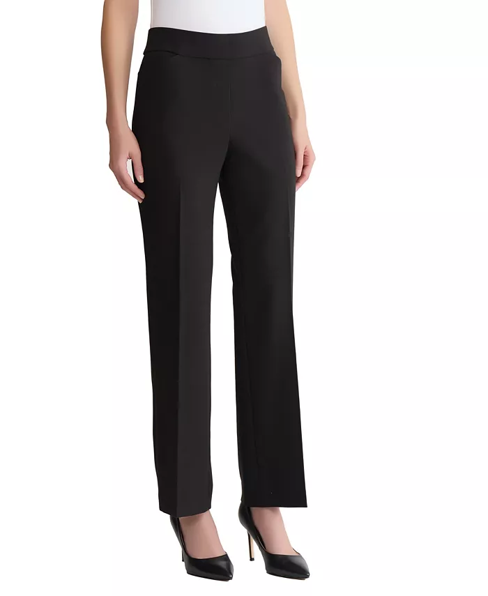 Women's Mid-Rise Diagonal Trousers - thumbnail 2