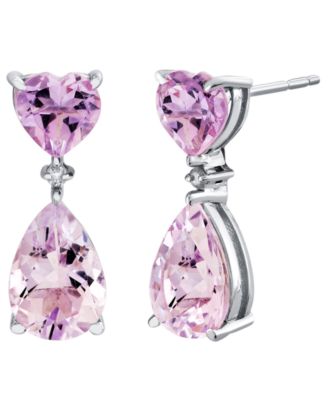 Amethyst (5-1/5 ct. t.w.) & Diamond Accent Drop Earrings in Sterling Silver