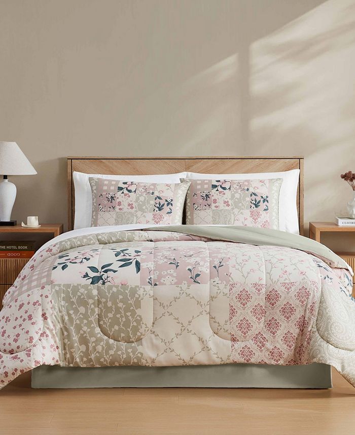 8-Piece Macy's Arielle Patchwork Comforter Set (Any Size)