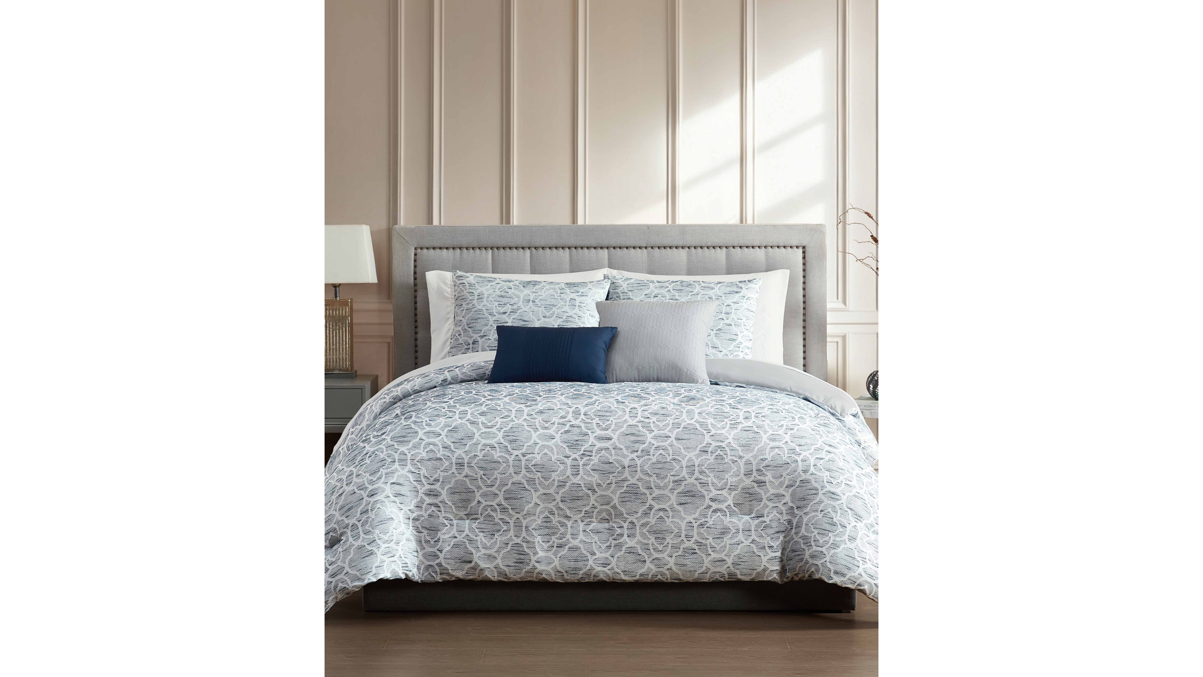 Macy's Benton Geometric 9-Pc. Comforter Set, King