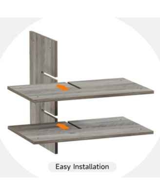 Entryway Shoe Bench with Storage & Cushioned Seat | Wooden Shoe Rack Organizer with Adjustable Shelves & Side Pockets for Hallway