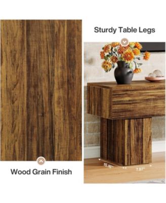 63" TV Stand, Farmhouse Entertainment Center, Low TV Console Table, Long Media Console Television Stands for 55/60/65 Inches TV