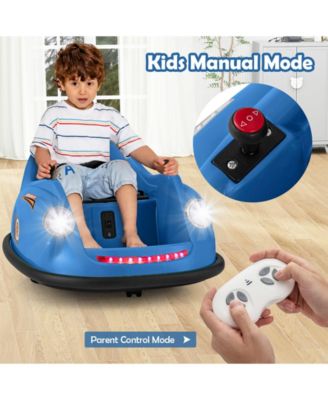 12V Electric Kids Ride on Bumper Car Battery Powered Bumping Car with Remote Control