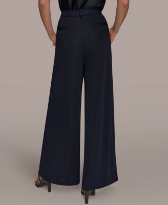 Women's Pleated Zip-Fly Pants