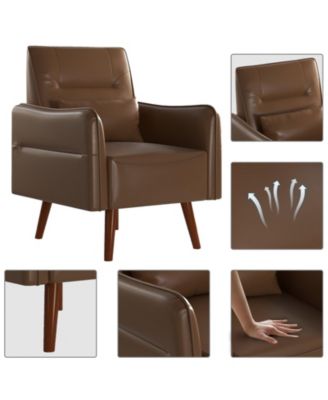 Accent Chair, Upholstered Arm Chair For Living Room Bedroom