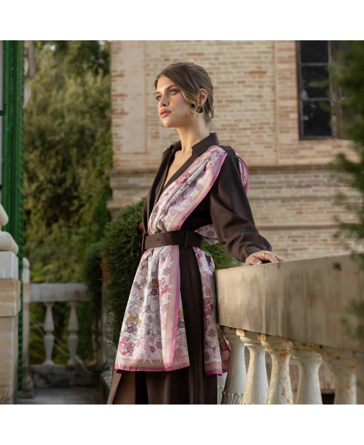 Elizabetta Ofelia - Long Silk Scarf for Women