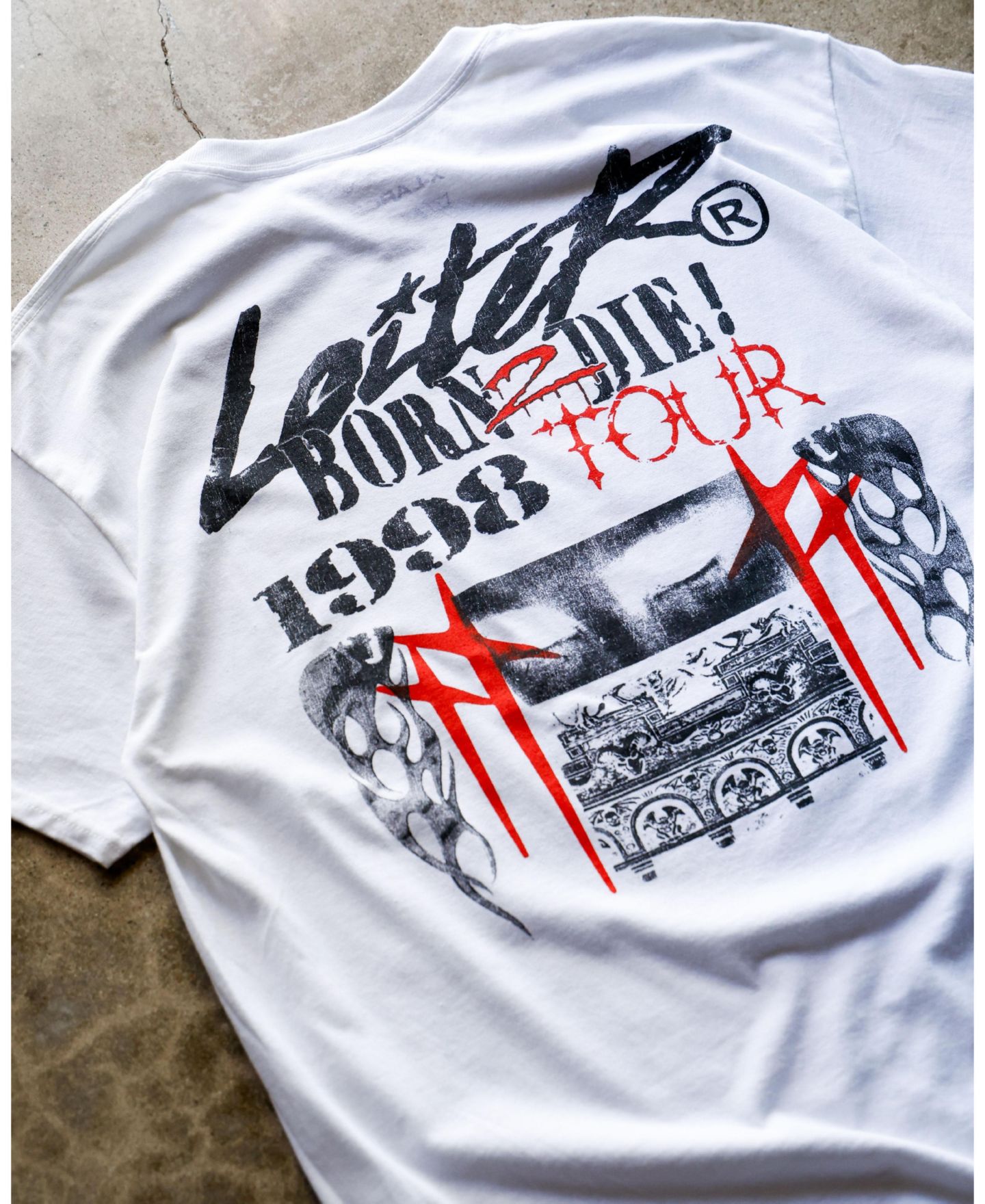 Мужская футболка Loiter Bad Boy Vintage T-Shirt White — фото 3
