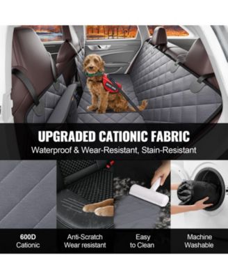 Waterproof Dog Car Seat Cover for Back Seat, 54 x 24 in, 600D Heavy-Duty Protection for Cars