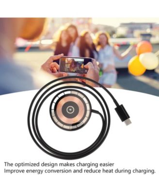 15W Wireless Charger, Magnetic Wireless Charger with Type C Phone Magnet Charging Pad for Easier Charging for iOS Iphone 12 iphone 13 pro