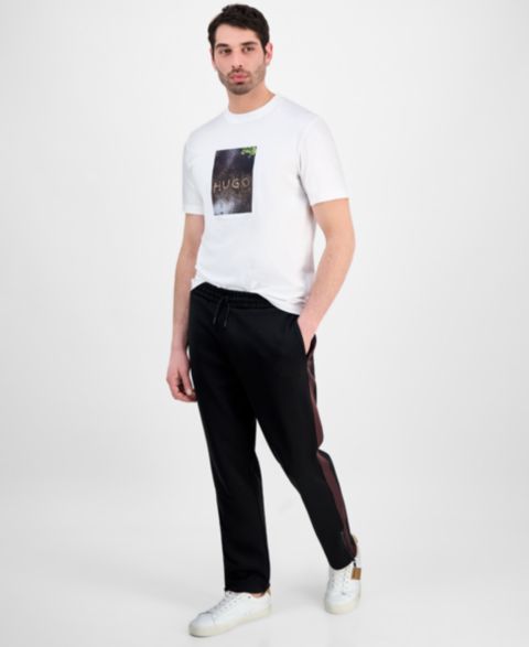 Мужские брюки Hugo Boss Dolos Drawstring, цвет: Чёрный