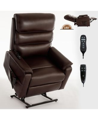 Dual Motor Power Lift Recliner Chair with Power-Remote Heat Massage and Heavy Duty Motion Mechanism