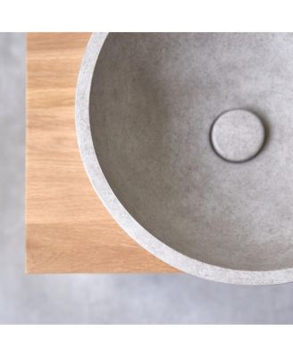 Micha round confetti terrazzo basin