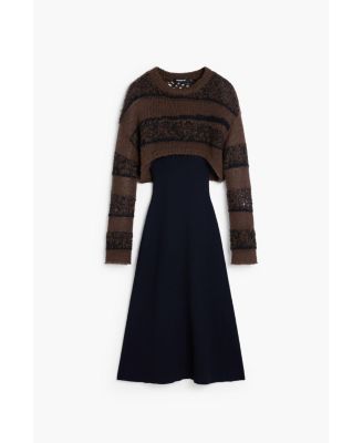 Women's 2-in-1 knit dress