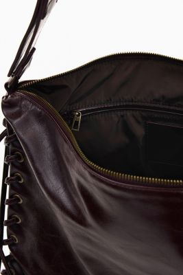 Women's Large Shiny Woven Bag