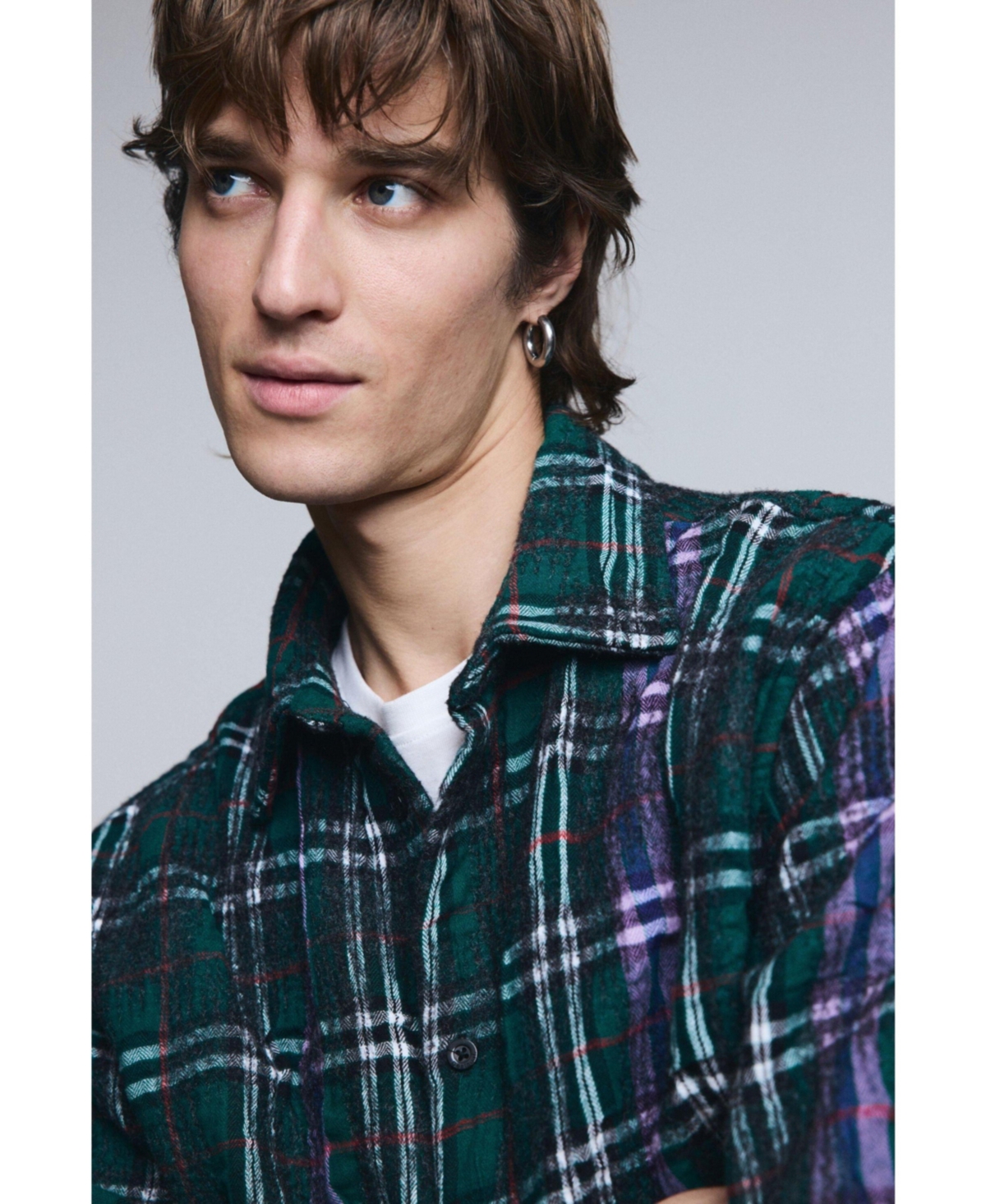 Desigual Men's Long-sleeve checkered shirt