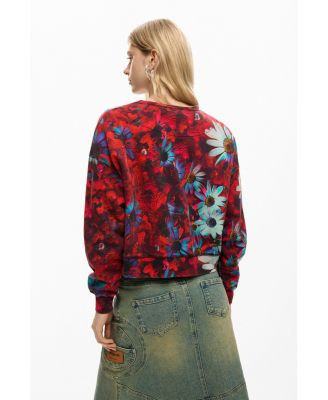 Women's HEART PRINTED SWEATSHIRT