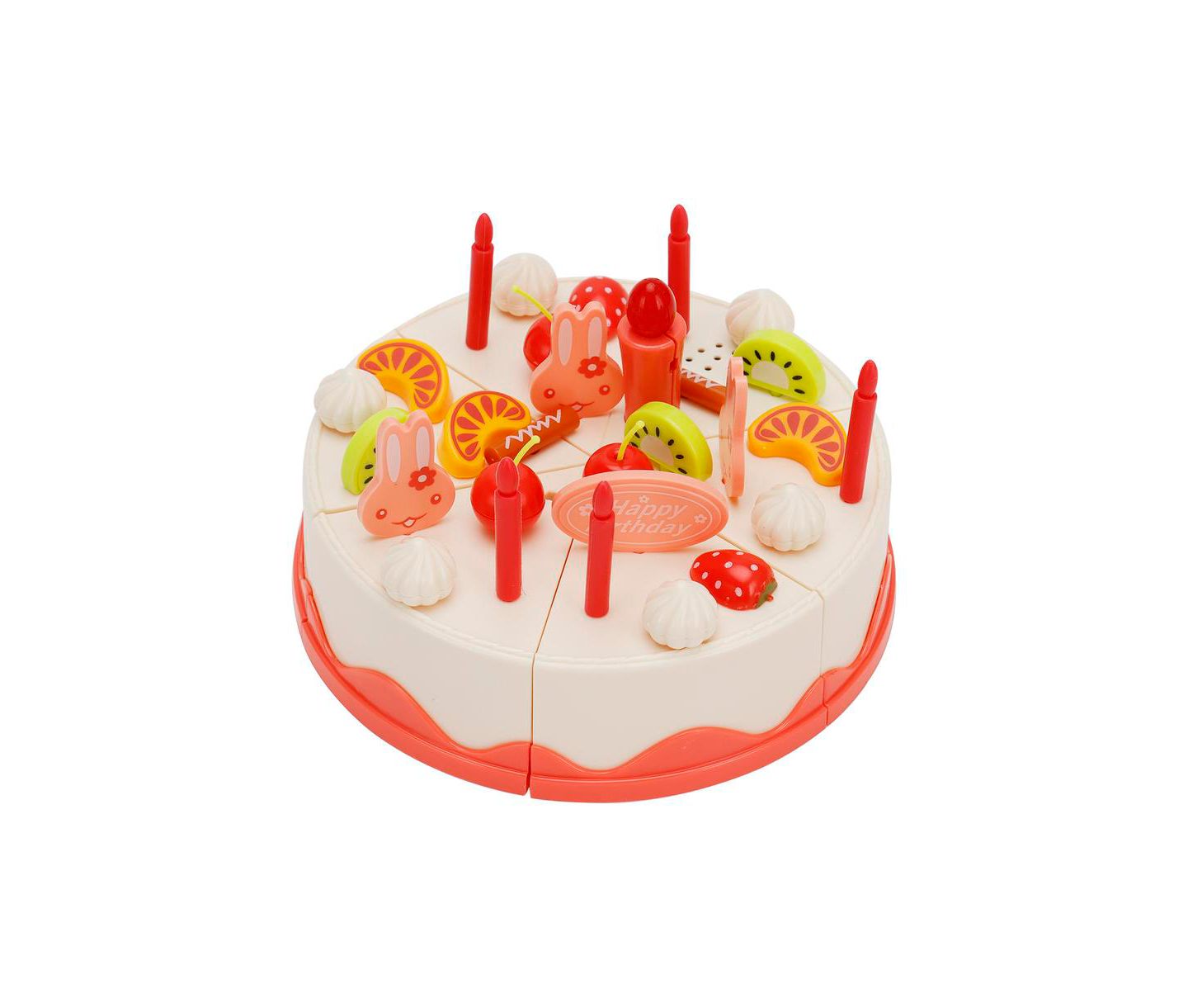 Детский игровой набор Bruce & Shark Birthday Cake Light-Up Candle & Music 82-Piece Playset, Ages 3+ — фото 8