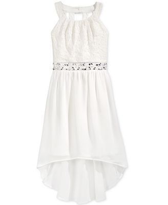 Sequin Hearts Girls' Ivory Maxi Dress - Dresses - Kids & Baby - Macy's