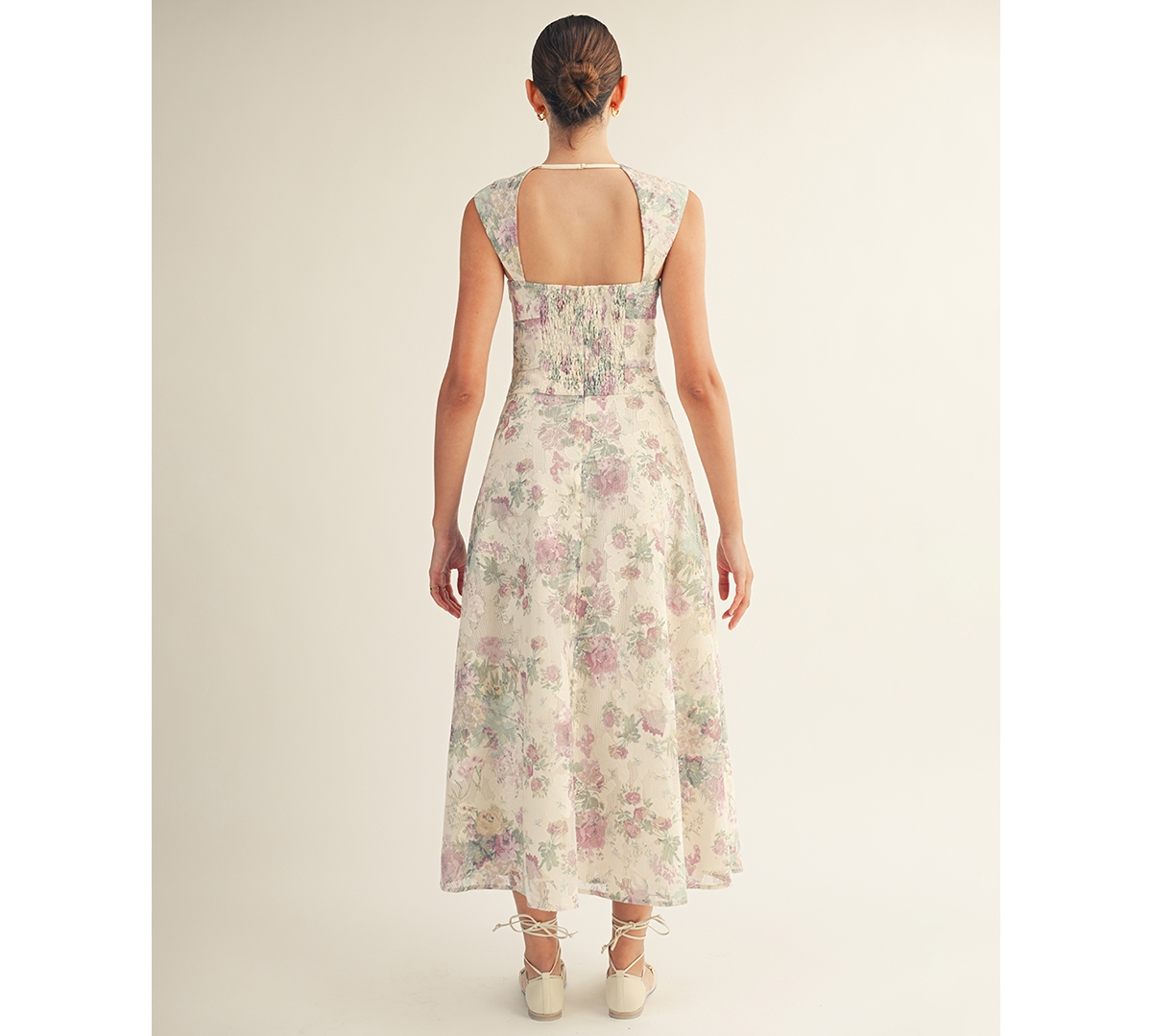 Arose Studio, Inc Women's Chloe Floral Sleeveless Printed Midi Dress