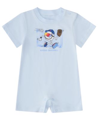 Baby Boys' Short-Sleeve Graphic Shortie Romper