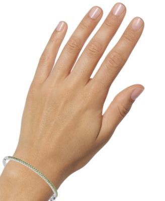 Peridot (1-1/3 ct. t.w.) Bangle Bracelet in Sterling Silver