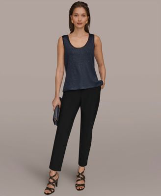 Women's Sequin Scoop Neck Sweater