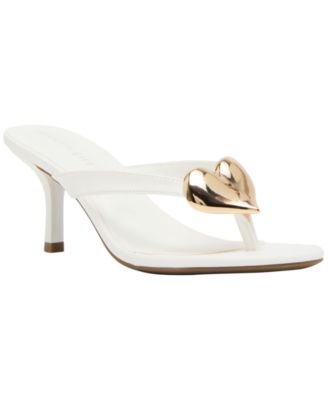 Women's Heartbeat Embellished High-Heel Thong Sandals