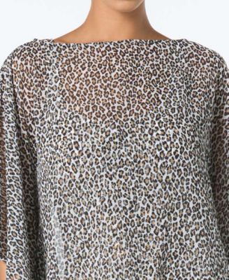 Michael Kors Women's Boat Neck Cover-Up Caftan