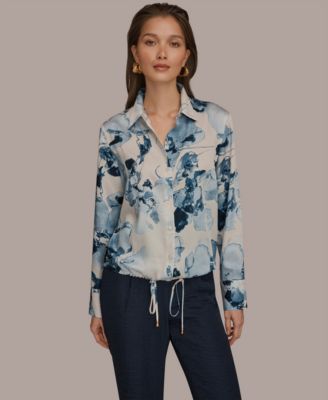 Women's Printed Long-Sleeve Top