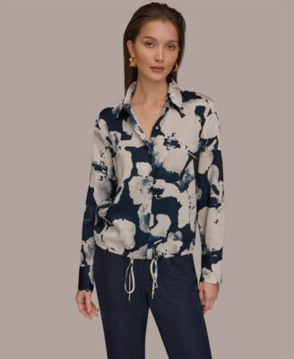 Women's Printed Long-Sleeve Top