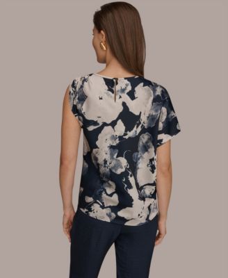 Women's Printed Scoop Neck Top
