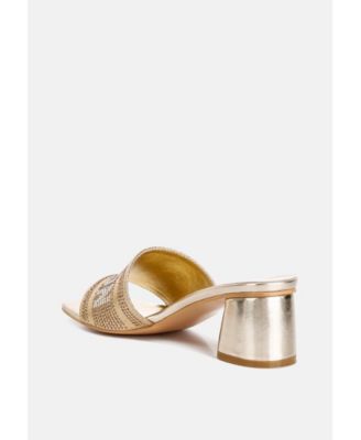 Womens Starks Rhinestone Embellished London Sandals