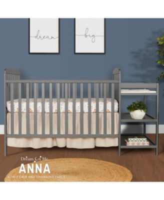 Anna 4 in 1 Crib and Changing Table Combo
