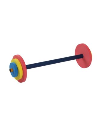 Kids Weight Bench Set with 35" Bench & Adjustable Headrest, Multicolor