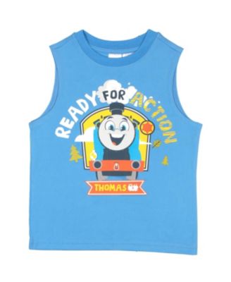 Toddler Boys 3 Piece T-Shirt, Tank Top and Shorts Outfit Set