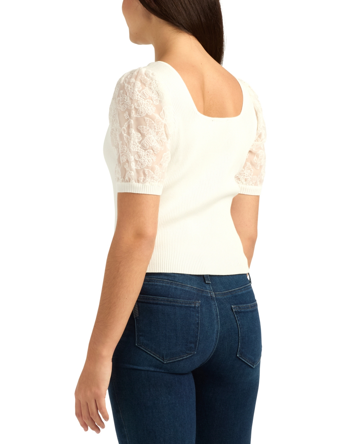 Bcx Juniors' Sweetheart Neck Pull-On Sweater