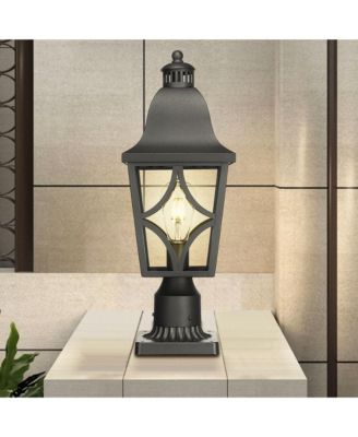 Outdoor Post Lights Lamp Post Light Fixture, Waterproof Aluminum Housing with Glass, Fence Post Deck Lighting for Garden