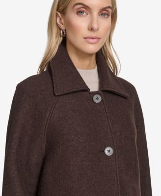Women's Jupiter Wool Blend Balmacaan Coat