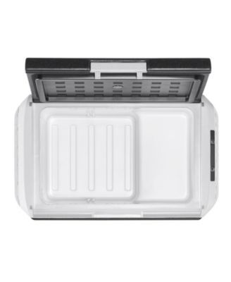 31.7QT/30L 12 Volt Car Refrigerator, Portable Electric Cooler, -4 68  Adjustable Temperature, 12/24V DC and 100-240V AC