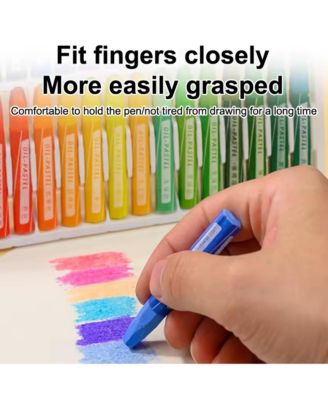 12/18/24/36 Colors Art Drawing Set, Washable Multicolor Crayons, Student Oil Painting Stick Suit, School Art Supplies