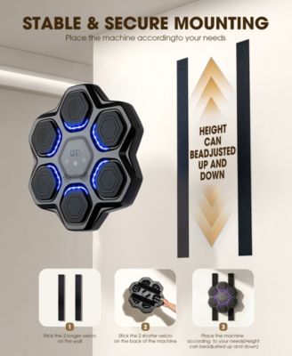 Music Boxing Machine Gym Fighting Equipment With Gloves