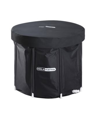 120 Gal Cold Water Ice Bath Tub, Portable Plunge Recovery Tub with Lid