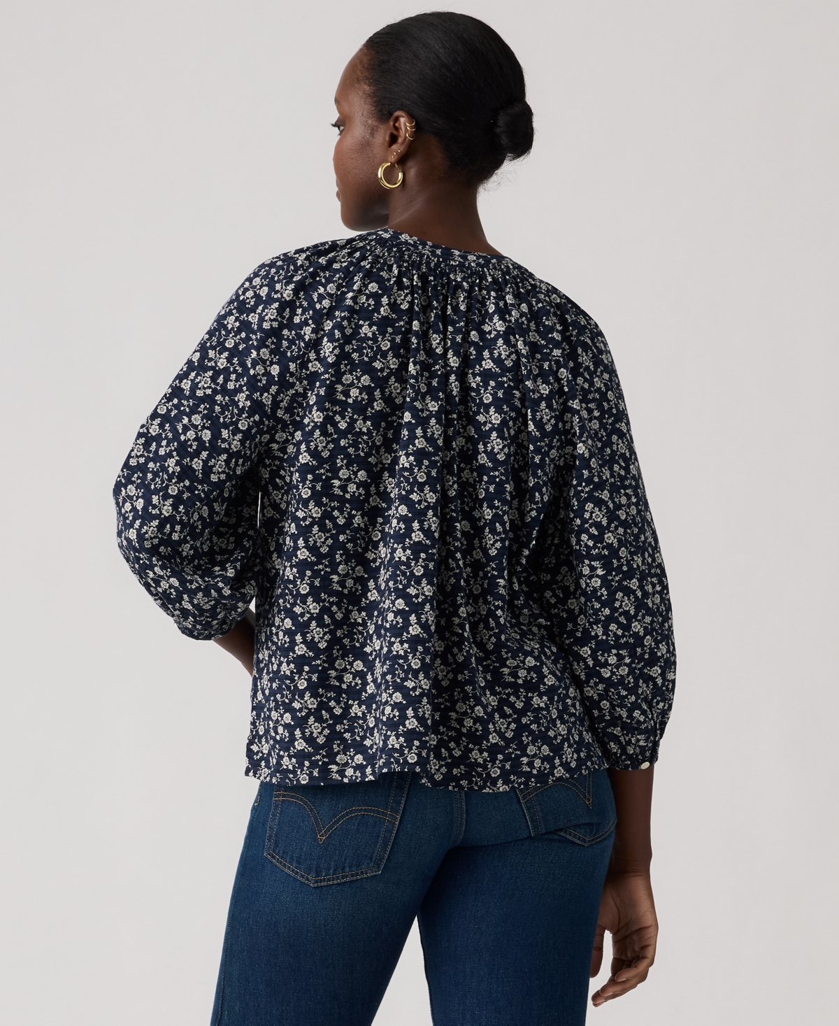 Levi's Juniors' Phoebe V-Neck Blouse