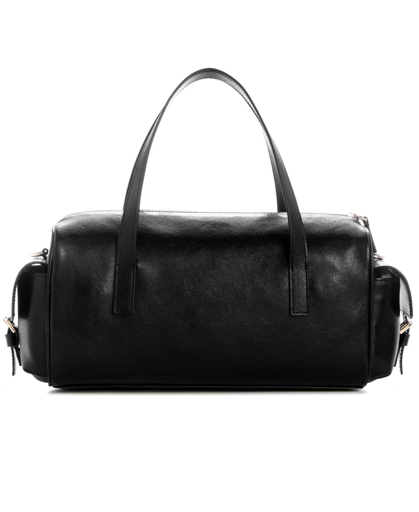 Женская сумка GUESS Kassie Small Box Top Zip Satchel, цвет: Чёрный — фото 2
