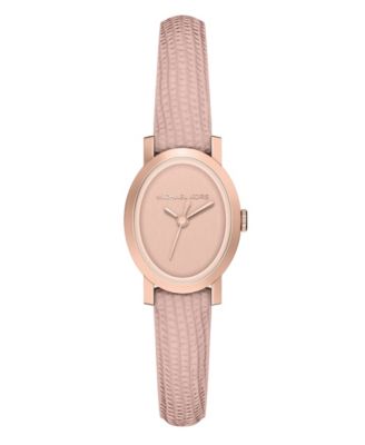 Women's Maude Three-Hand Pink Leather Watch, 21mm