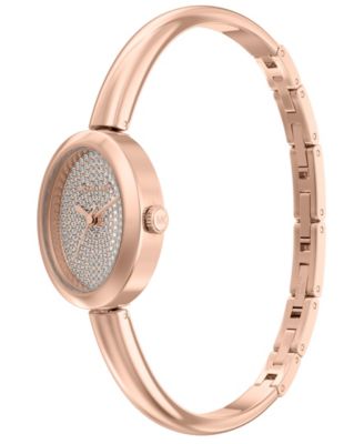 Women's Maude Three-Hand Rose Gold-Tone Stainless Steel Watch, 21mm