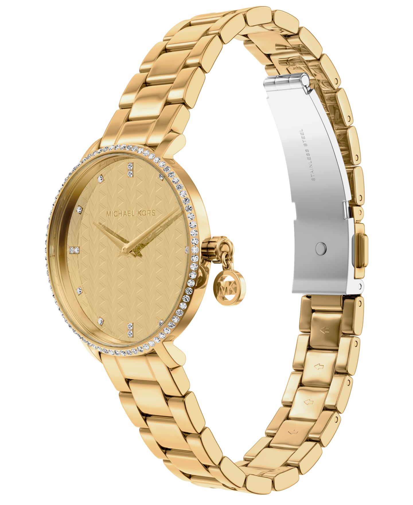 Женские часы Michael Kors Pyper Two-Hand Gold-Tone Stainless Steel, 32mm — фото 6